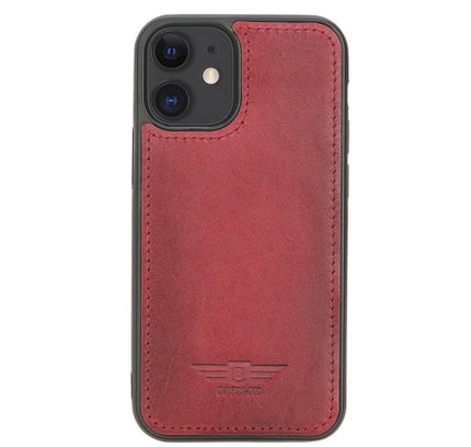 iPhone 12 Mini 5.4" Leather Magnetic Detachable Wallet Case - G - Line