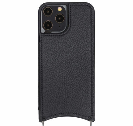 iPhone 12 Pro Max Crossbody Leather Phone Case - G - Line