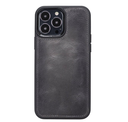 iPhone 13 Pro Max Trifold Leather Wallet Case - G - Line