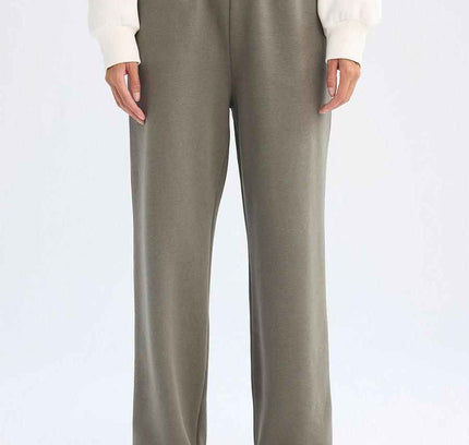Thick Sweatshirt Highwaist Sweatpants Trousers
