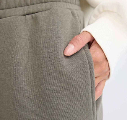 Thick Sweatshirt Highwaist Sweatpants Trousers