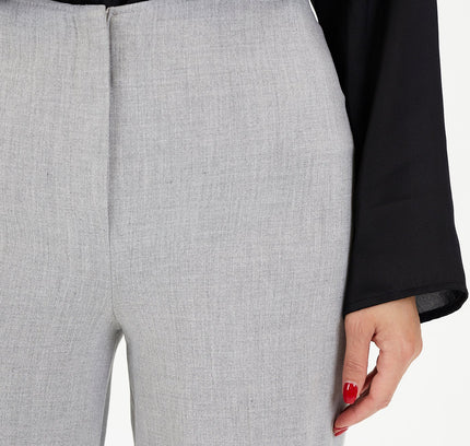 Light Grey Wide - Leg Pants for a Sleek and Stylish Look - G - Line