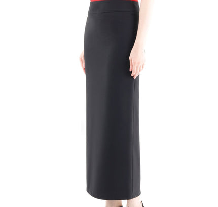 Maxi Pencil Skirt with Back Slit - G - Line