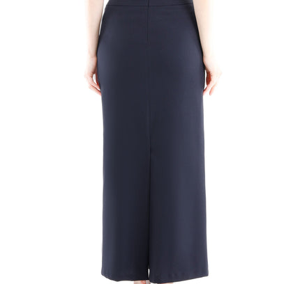 Maxi Pencil Skirt with Back Slit - G - Line