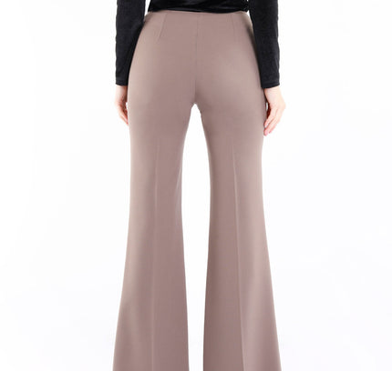 Mink Bootcut Pants - High Waisted Flare Trousers - G - Line