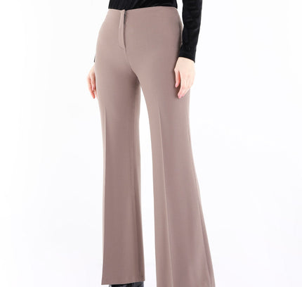 Mink Bootcut Pants - High Waisted Flare Trousers - G - Line