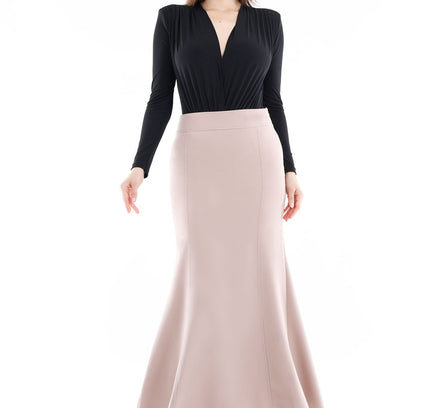 Mink Fishtail Maxi Skirt - G - Line