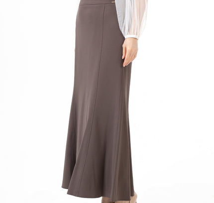 Mink Fishtail Maxi Skirt | Regular & Plus Size - G - Line