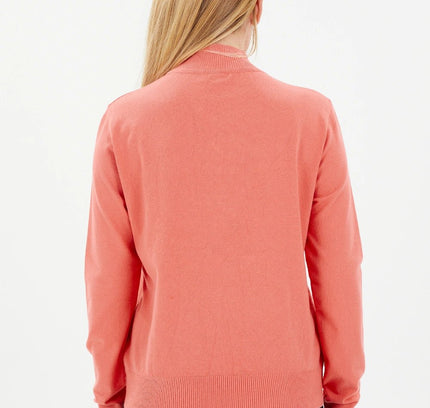 Modest Sporty Style Long Sleeve Turtleneck Blouse - G - Line