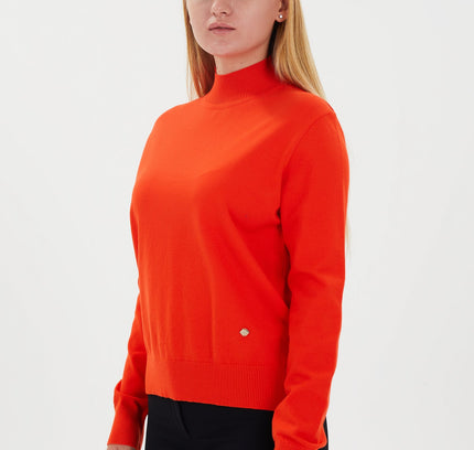 Modest Sporty Style Long Sleeve Turtleneck Blouse - G - Line