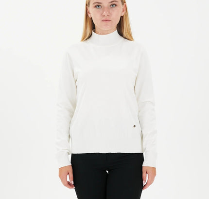 Modest Sporty Style Long Sleeve Turtleneck Blouse - G - Line