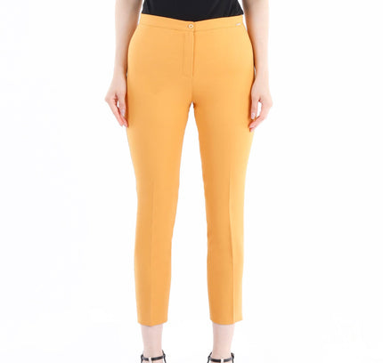 Mustard Ankle Length Skinny Pants - G - Line