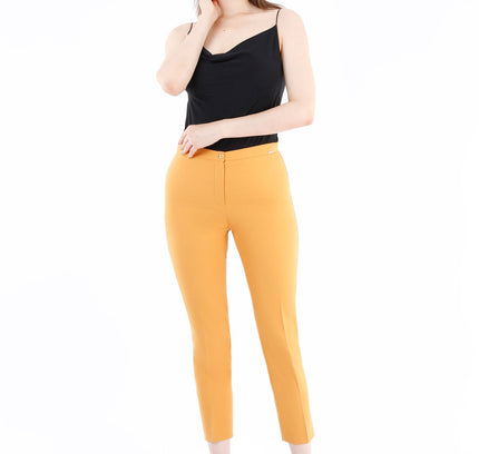 Mustard Ankle Length Skinny Pants - G - Line