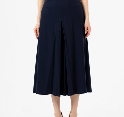 Navy Blue Cropped Palazzo Pants - G - Line