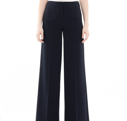 Navy Wide - Leg Pants for a Sleek and Stylish Look - G - Line