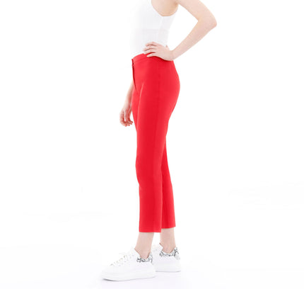 Red Straight Leg Pants - G - Line