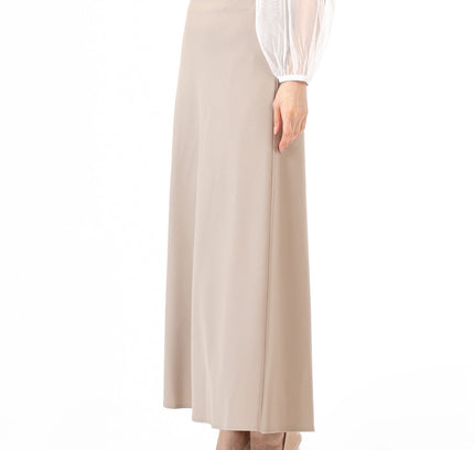 Stone A - Line Style Comfy Maxi Dress Skirt - G - Line