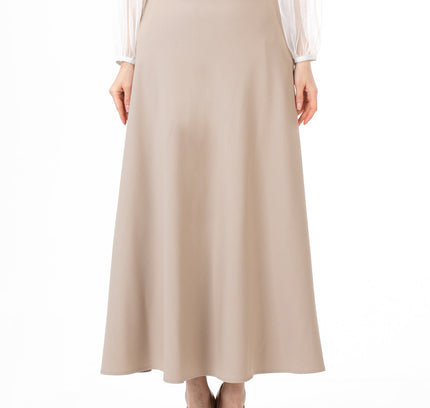 Stone A - Line Style Comfy Maxi Dress Skirt - G - Line