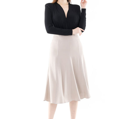 Stone Eight Gore Calf Length Midi Skirt for Every Occasion - G - Line