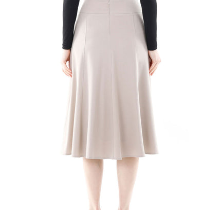 Stone Eight Gore Calf Length Midi Skirt for Every Occasion - G - Line