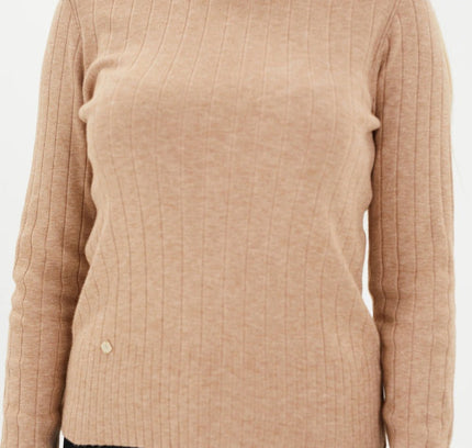 Striped Half Neck Thick Sweater - G - Line