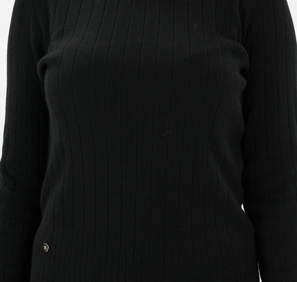 Striped Half Neck Thick Sweater - G - Line