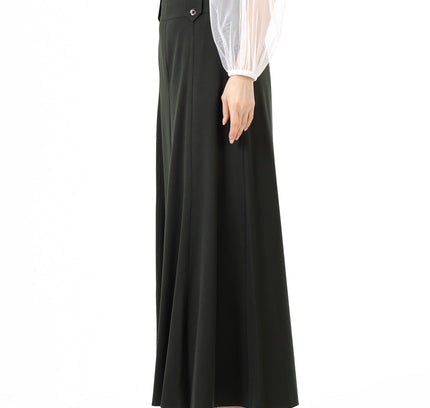 Unique Gores Maxi Flared Skirt - G - Line