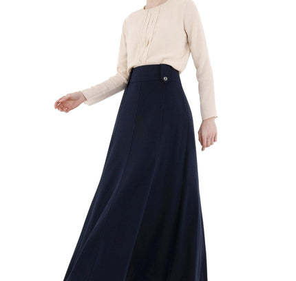 Unique Gores Maxi Flared Skirt - G - Line