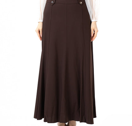 Unique Gores Maxi Flared Skirt - G - Line