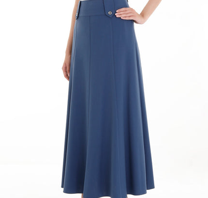 Unique Gores Maxi Flared Skirt - G - Line