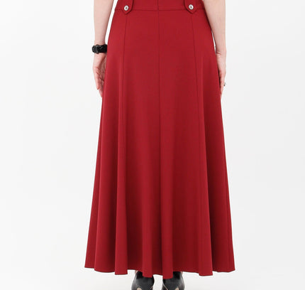 Unique Gores Maxi Flared Skirt - G - Line