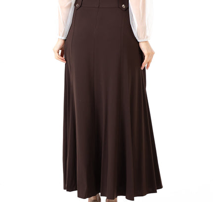 Unique Gores Maxi Flared Skirt - G - Line