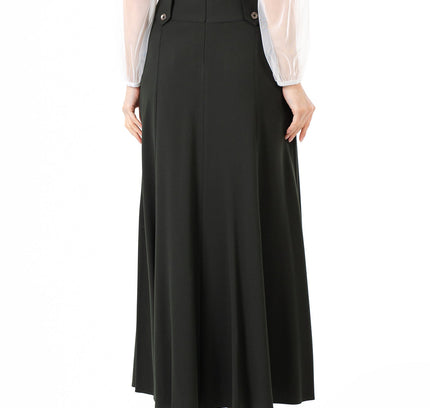 Unique Gores Maxi Flared Skirt - G - Line