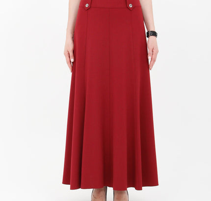 Unique Gores Maxi Flared Skirt - G - Line