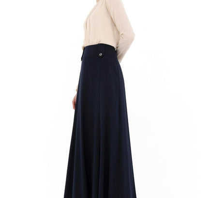 Unique Gores Maxi Flared Skirt - G - Line