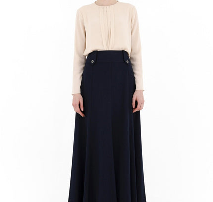 Unique Gores Maxi Flared Skirt - G - Line