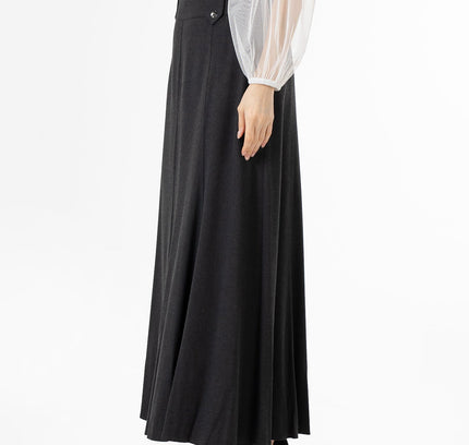 Unique Gores Maxi Flared Skirt - G - Line