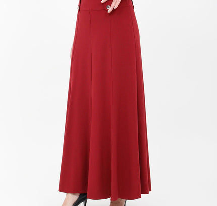 Unique Gores Maxi Flared Skirt - G - Line