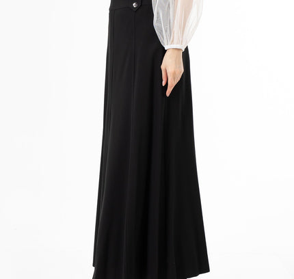 Unique Gores Maxi Flared Skirt - G - Line