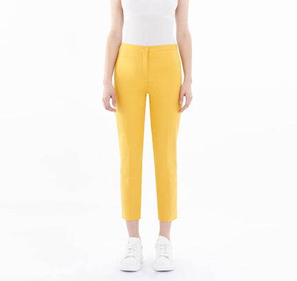 Yellow Straight Leg Pants - G - Line