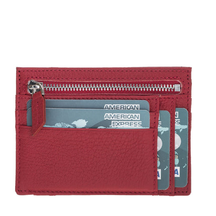 Zip Slim Full Grain Leather Wallet & Card Holder - G - Line