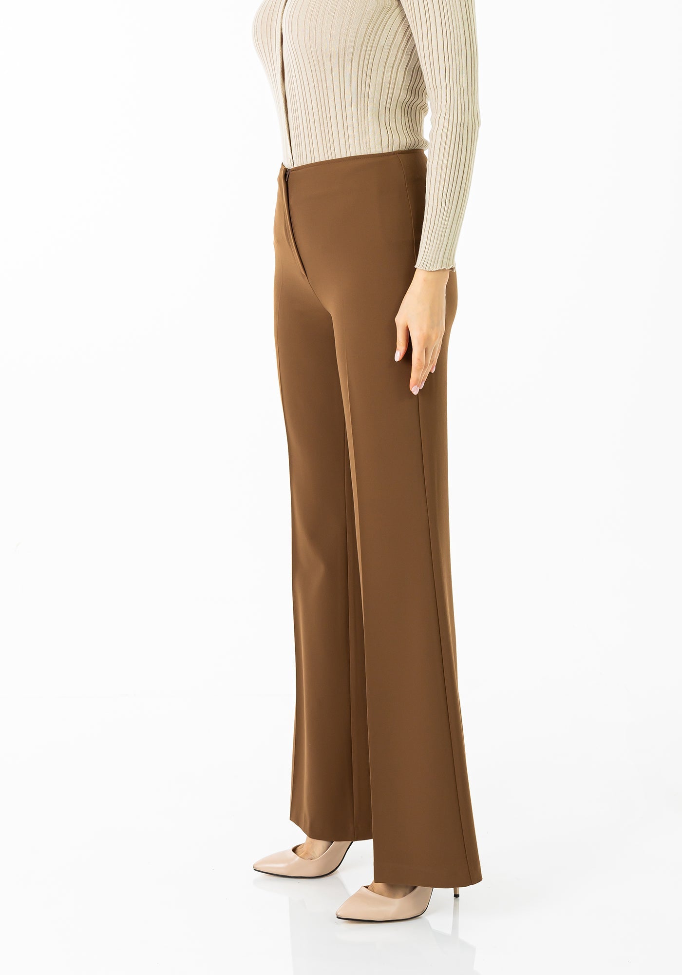 Bootcut Pants - High Waisted Flare Trousers G-Line