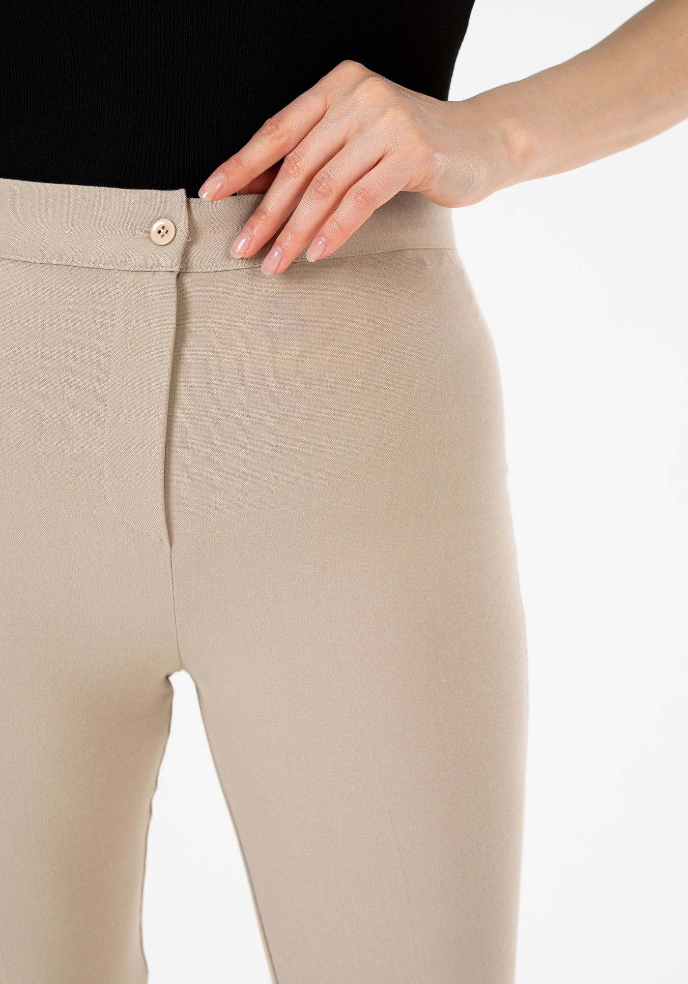 G-Line Women's Stone High Waist Slim Fit Stretchy Skinny Work Pants