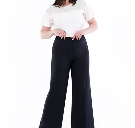 Wide Leg Pants - Regular & Plus Size Flare Trousers - G - Line