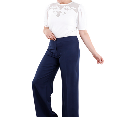 Wide Leg Pants - Regular & Plus Size Flare Trousers - G - Line