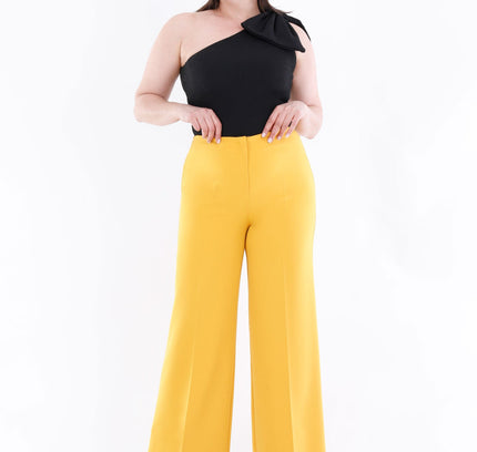 Wide Leg Pants - Regular & Plus Size Flare Trousers - G - Line