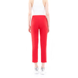 Red Straight Leg Pants for Women G-Line