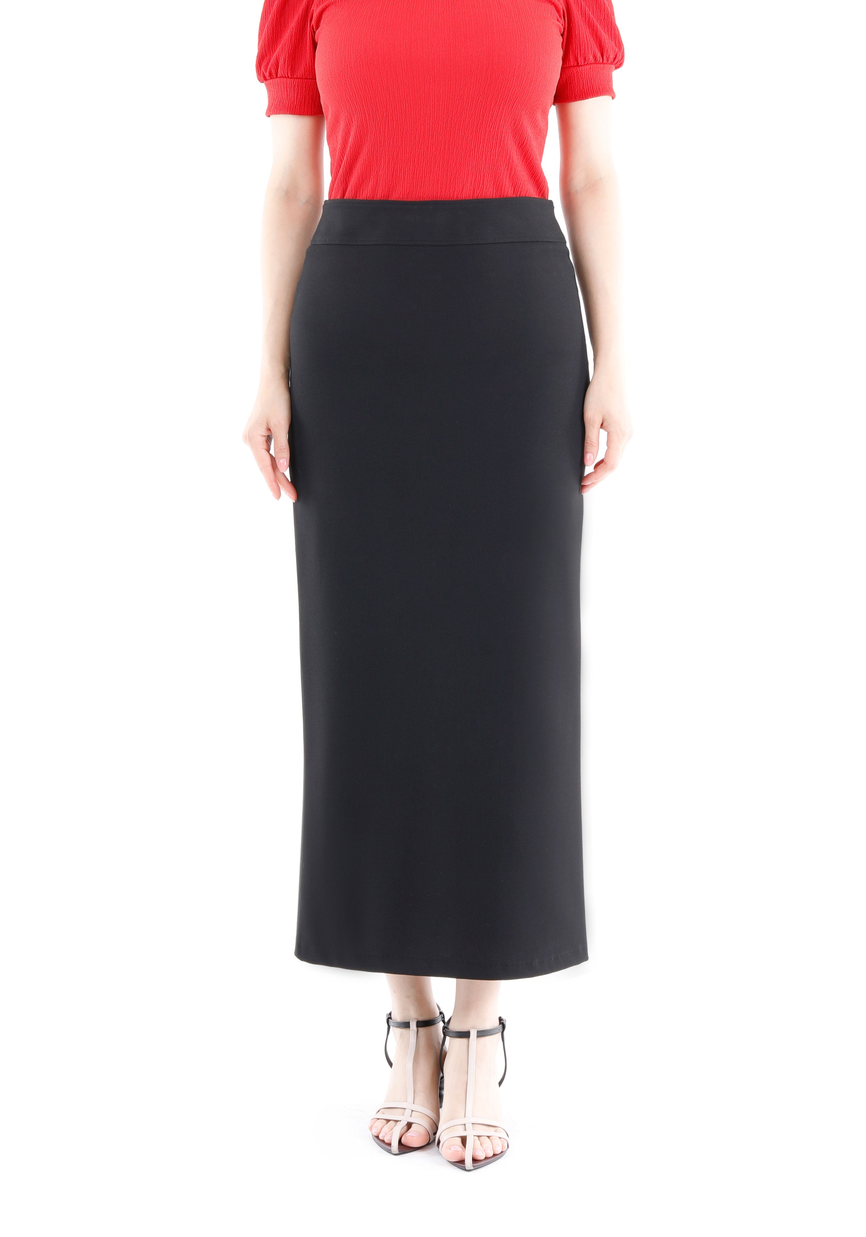 Maxi Pencil Skirt with Back Slit G-Line