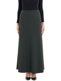 Khaki A-Line Style Comfy Maxi Dress Skirt