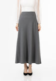 G-Line Grey A-Line Style Comfy Maxi Dress Skirt G-Line